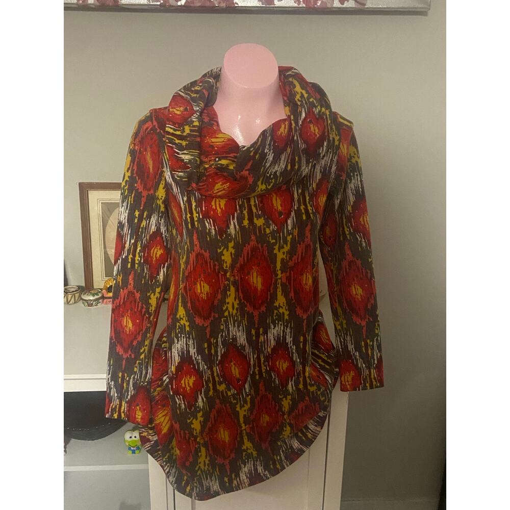 Southern Chic Ivy Jane Ikat Sweater Dress – XS